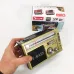 Радиоприёмник портативное радио Golon RX-381 аккумуляторный ретро колонка usb sd mp3 fm. Цвет: желтый - фото 8