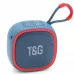 Портативная Bluetooth-колонка TG659 с ремешком, Блютуз колонка с подсветкой. Цвет: синий