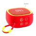 Портативна Bluetooth-колонка TG659 з ремінцем, Гучна блютуз колонка для вечірки. Колір: червоний - фото 4