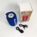 Портативна Bluetooth-колонка TG653 USB з ремінцем, Бездротова колонка портативна потужна. Колір: синій - фото 3
