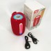 Портативна Bluetooth-колонка TG653 USB з ремінцем, потужна переносна акустична колонка. Колір: червоний - фото 4