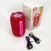 Портативна Bluetooth-колонка TG653 USB з ремінцем, потужна переносна акустична колонка. Колір: червоний - фото 5
