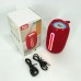 Портативная Bluetooth-колонка TG653 USB с ремешком, мощная переносная акустическая колонка. Цвет: красный - фото 8
