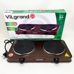 Настольная плита электрическая ViLgrand VHP152F. Цвет: коричневый