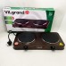 Настольная плита электрическая ViLgrand VHP152F. Цвет: коричневый - фото 4