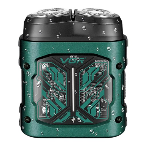 Електробритва VGR V-344. Колір: зелений