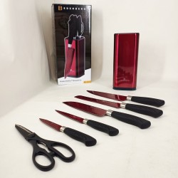Набір ножів Edenberg EB-11027 7 предметів Red