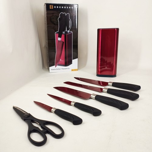 Набір ножів Edenberg EB-11027 7 предметів Red