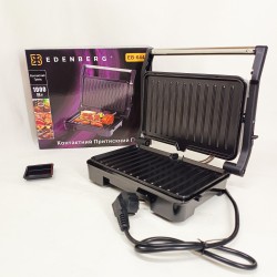 Гриль тостер Edenberg EB-64466 1000Вт электрический прижимной контактный