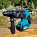 Перфоратор аккумуляторный бесщеточный KRAFFTEC 48V 2 акб 4.0AH дрель на аккамуляторе для дома в кейсе - фото 9