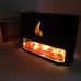 Лампа увлажнитель воздуха Docsal Flame 3 в 1 с соляными камнями, Портативный увлажнитель лампа черная - фото 2