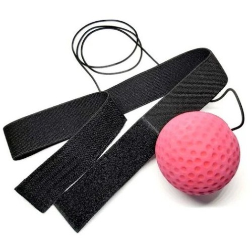 Файтбол на голову тренажер мяч для бокса на реакцию для отработки удара повязка мячик боксерский эспандер