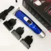 Машинка для стрижки волос Gemei GM-6046, Аккумуляторный универсальный триммер для стрижки. Цвет: синий