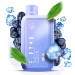Elf Bar RAYA D1 5% 13000. Черника (Blueberry Ice)