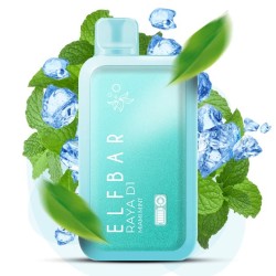 Elf Bar RAYA D1 5% 13000. Мята (Miami Mint)