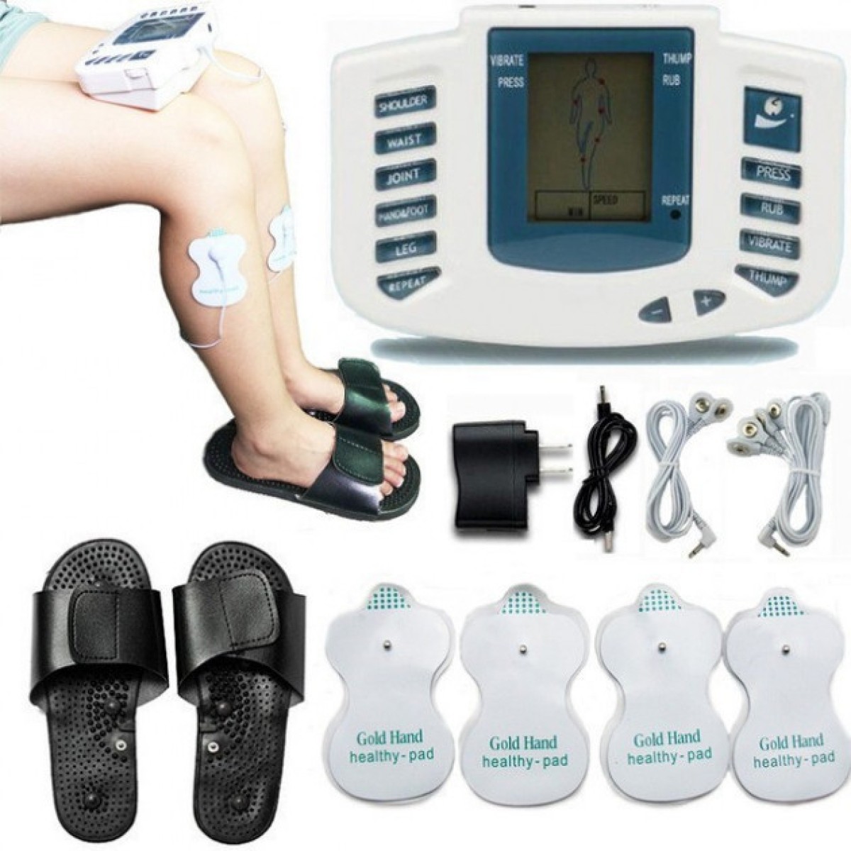 Массажер электростимулятор точечный для тела и стоп Digital Therapy Stroke Slimming JR-309A (арт. 10940)
