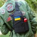Тактическая Черная Сумка через плечо, укрепленная сумка-слинг барсетка тактическая, Грудная кроссбоди - фото 17
