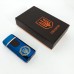 Електрична та газова запальничка Україна із USB-зарядкою HL-435, запальнички із зарядкою від usb. Колір: синій - фото 3