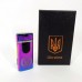 Електрична та газова запальничка Україна з USB-зарядкою HL-435, Юсб запальничка. Колір: хамелеон - фото 3