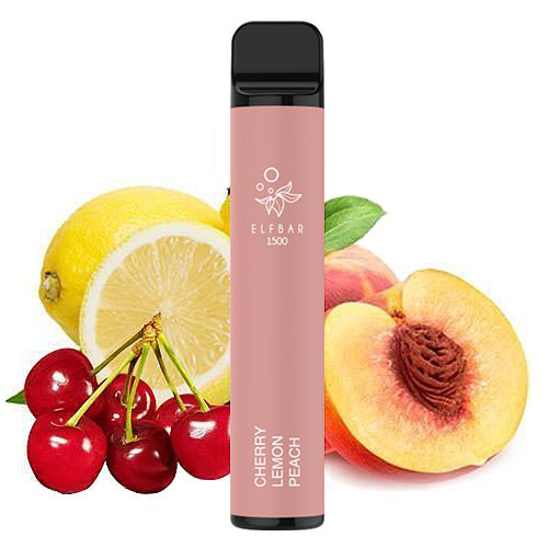 Elf Bar Original (Ельф Бар) 1500 тяг. Вишня Лимон Персик (Cherry Lemon Peach)