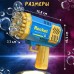 Дитячий пістолет мильні бульки Rocket Bubble Gun 15,8 см автоматичний. Колір: жовтий - фото 2