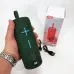 Портативная Bluetooth колонка TG619C FM-радио USB/TF с ремешком, колонка с аккумулятором. Цвет: зеленый