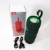 Портативная Bluetooth колонка TG619C FM-радио USB/TF с ремешком, колонка с аккумулятором. Цвет: зеленый - фото 5