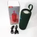 Портативная Bluetooth колонка TG619C FM-радио USB/TF с ремешком, колонка с аккумулятором. Цвет: зеленый
