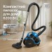 Пылесос вакуумный с контейнером для сбора пыли на 3 л GOLDBERG GB-9903 6200 Вт Мощный. Цвет: синий - фото 8