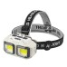Ліхтар налобний акумуляторний Bailong HX-816 2COB(white+red) вологозахист, Ліхтар на голову для бігу - фото 4