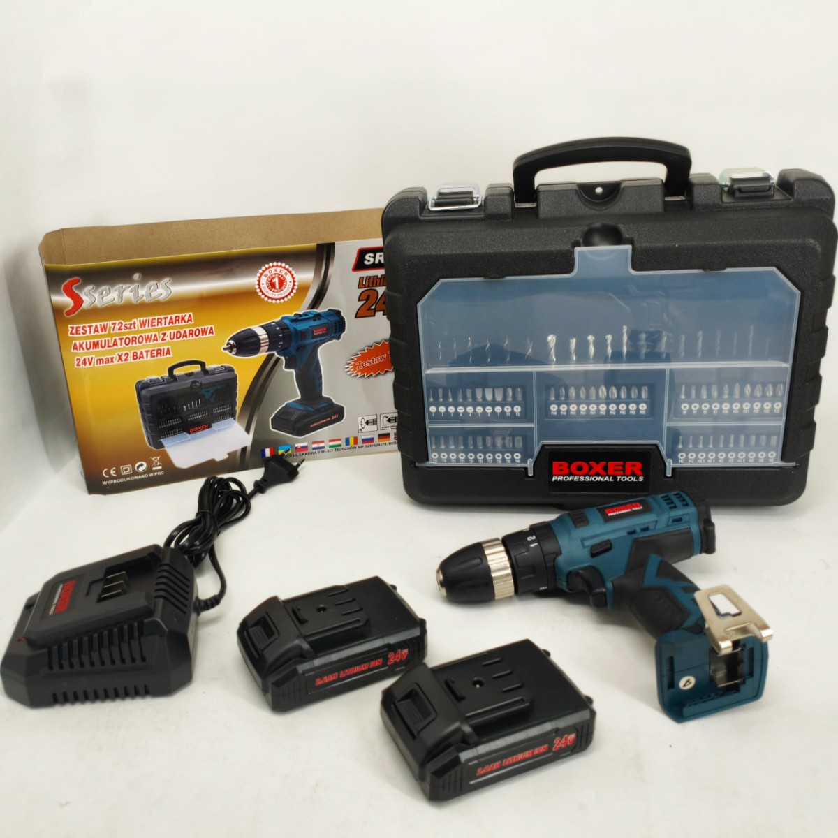 Портативний акумуляторний шуруповерт Boxer SR-004 24В (арт. 23952)