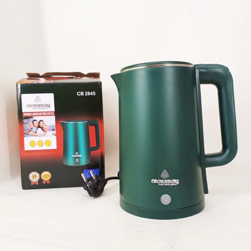 Электрочайник Crownberg CB-2845 дисковый 1.8л 1800Вт Green