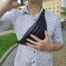 Сумка на пояс. Сумка через плечо. бананка мужская/женская. Цвет: черный - фото 7