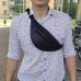 Сумка на пояс. Сумка через плечо. бананка мужская/женская. Цвет: черный - фото 8