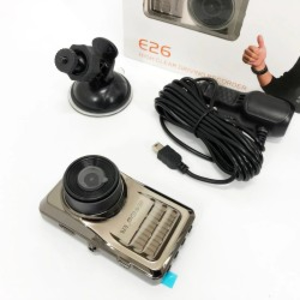 Автомобильный видеорегистратор DVR E26 1080p, Устройство для автомобиля с видеорегистратором (арт. 13216)