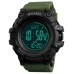 Годинник наручний чоловічий SKMEI 1356AG ARMY GREEN, армійський годинник протиударний. Колір: зелений - фото 2