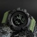 Годинник наручний чоловічий SKMEI 1356AG ARMY GREEN, армійський годинник протиударний. Колір: зелений - фото 5