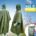 Качественный тактический дождевик - пончо. Военный плащ – накидка от дождя