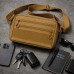 Мужская тактическая сумка EDC Cordura 600D, сумка для патчей 25×20×5,5см койот - фото 2