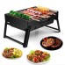 Мангал складной 36х28х20см BBQ для барбекю - фото 3