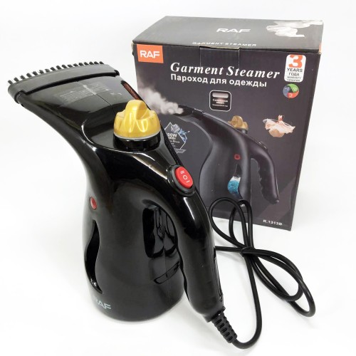 Ручной вертикальный отпариватель RAF R.1313B для одежды с мерной чашей для воды на 1000 Вт