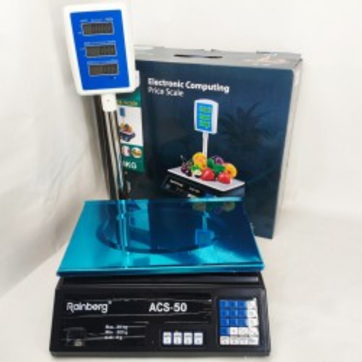 Торговые весы со стойкой Rainberg RB-304 для магазина до 50 кг (арт. 23582)