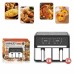 Аерофритюрниця Sokany SK-10041 Air Fryer безмасляного приготування сенсорне керування 8л 1800Вт - фото 2