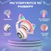 Беспроводные наушники с кошачьими ушками и RGB подсветкой Cat VZV 23M. Цвет: розовый (арт. 11839) - фото 12