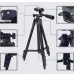 Штатив для телефона и фотоаппарата Tripod 3120 PRO портативный трипод 0,35-1.02м высота