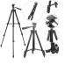 Штатив для телефона и фотоаппарата Tripod 3120 PRO портативный трипод 0,35-1.02м высота - фото 37