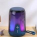 Аккумуляторная переносная колонка TG652 5W с RGB подсветкой и ремешком, блютуз колонка. Цвет: синий - фото 14