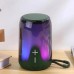 Портативная колонка TG652 5W с RGB подсветкой и ремешком, колонка с аккумулятором блютуз. Цвет: зеленый - фото 3