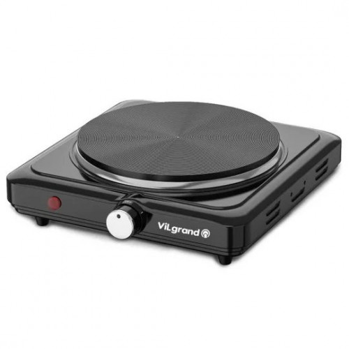 Настольная электрическая плита 1 конфорка ViLgrand VHP181F Black