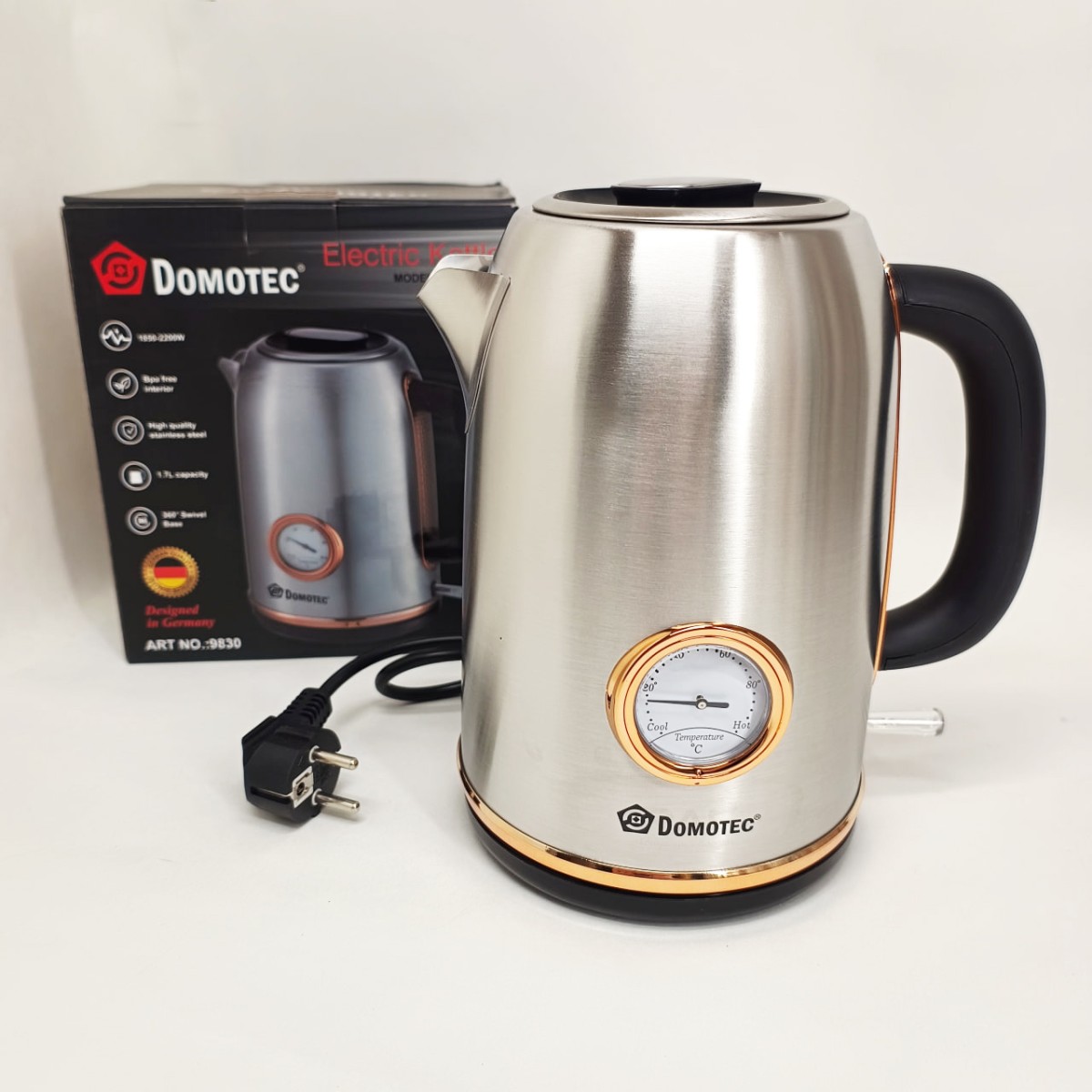 Электрический чайник Domotec MS-7849 с автоматическим выключением (арт. 23449)